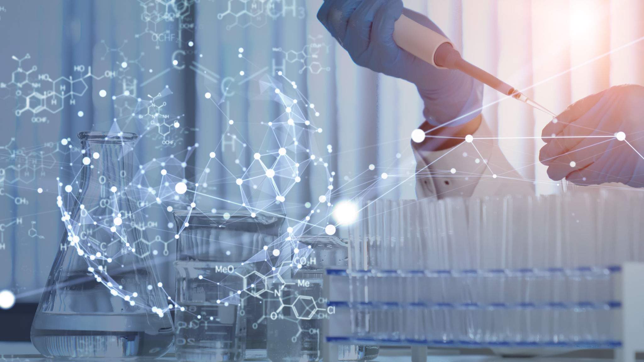 Scientist conducting research